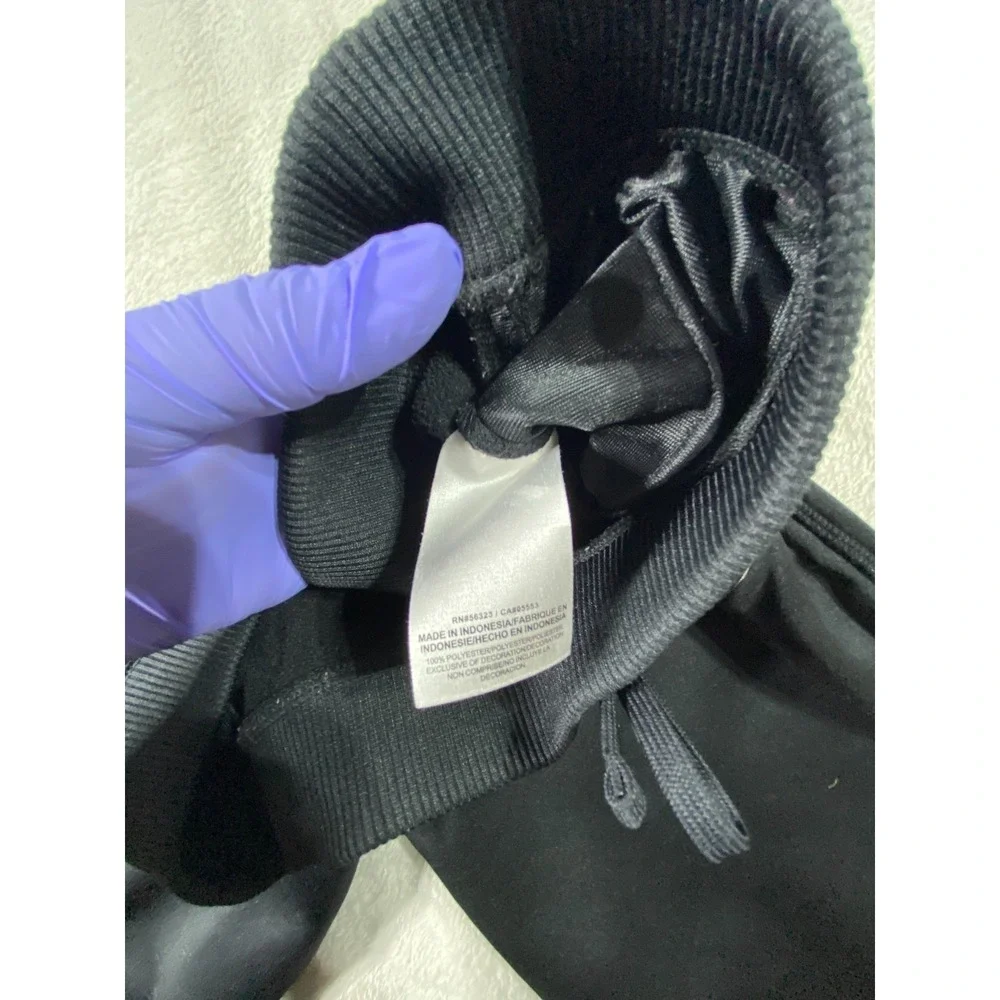 Nike Track Pants Mens XL Black Fleece‎ Lined Ankle Zip Therma-Fit Slash Pockets